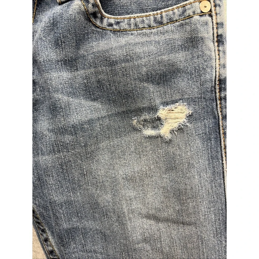 True Religion Ricky 31 Straight Leg Vintage Jeans Men's Size 34x32L Made In USA